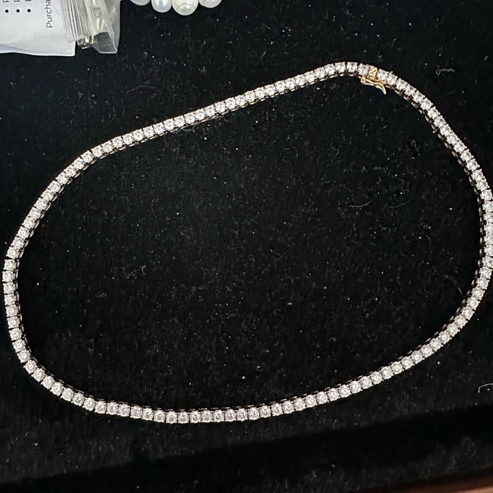 Dorsey Kate Gold tennis necklace